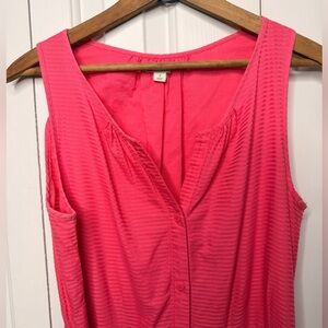 GAP Pink Pinstripe Dress